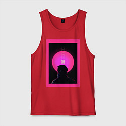 Майка мужская хлопок Blade Runner 2049, цвет: красный