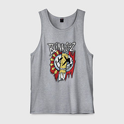 Майка мужская хлопок Blink-182: Mixed Up, цвет: меланж