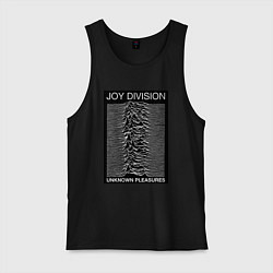 Майка мужская хлопок Joy Division: Unknown Pleasures, цвет: черный