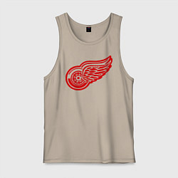Майка мужская хлопок Detroit Red Wings: Pavel Datsyuk, цвет: миндальный