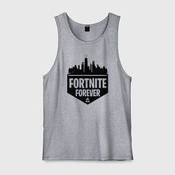 Майка мужская хлопок Fortnite Forever, цвет: меланж