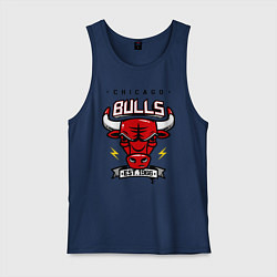 Майка мужская хлопок Chicago Bulls est. 1966, цвет: тёмно-синий