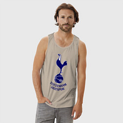 Майка мужская хлопок Tottenham FC, цвет: миндальный — фото 2