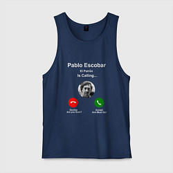 Мужская майка Escobar is calling