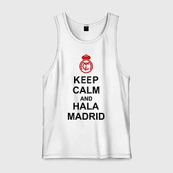 Мужская майка Keep Calm & Hala Madrid