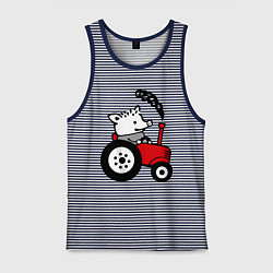 Мужская майка Поросенок Петр