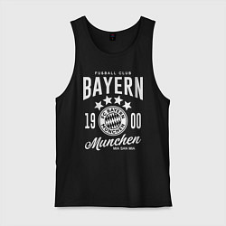 Майка мужская хлопок Bayern Munchen 1900, цвет: черный