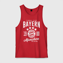 Майка мужская хлопок Bayern Munchen 1900, цвет: красный