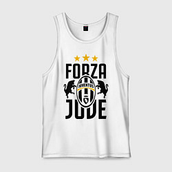 Майка мужская хлопок Forza Juve, цвет: белый