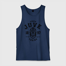 Майка мужская хлопок Forza Juve 1897: Torino, цвет: тёмно-синий
