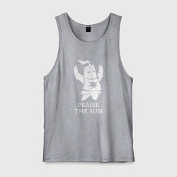 Майка мужская хлопок Praise the Sun, цвет: меланж