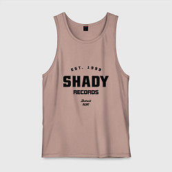 Майка мужская хлопок Shady records, цвет: пыльно-розовый