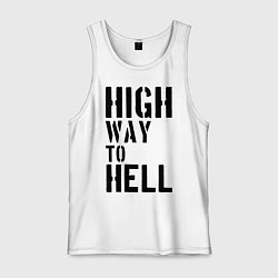 Мужская майка High way to hell