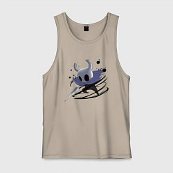 Майка мужская хлопок Hollow Knight, цвет: миндальный