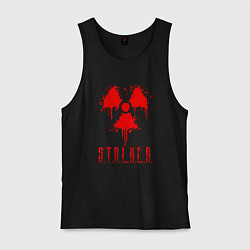 Майка мужская хлопок S T A L K E R 2, цвет: черный