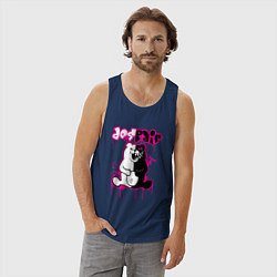 Майка мужская хлопок MONOKUMA, цвет: тёмно-синий — фото 2