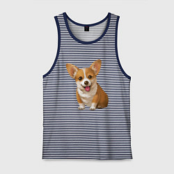 Мужская майка Корги