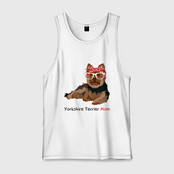 Мужская майка Yorkshire terrier mom