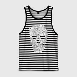 Мужская майка ЧЕРЕП ИЗ КОТИКОВ