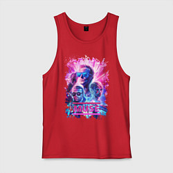 Майка мужская хлопок Muse, цвет: красный