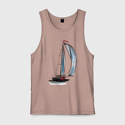 Мужская майка Парусник