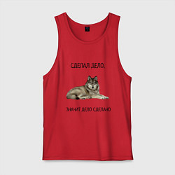 Мужская майка Волк