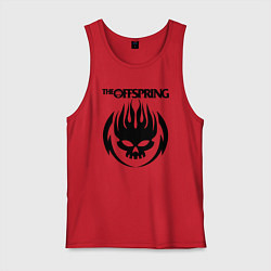 Майка мужская хлопок THE OFFSPRING, цвет: красный