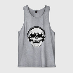 Мужская майка Skull Music lover