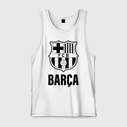 Майка мужская хлопок BARCA, цвет: белый