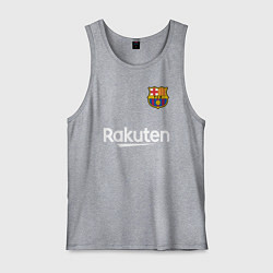 Майка мужская хлопок BARCELONA, цвет: меланж