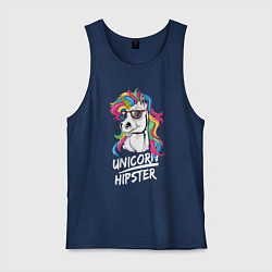 Мужская майка Unicorn hipster