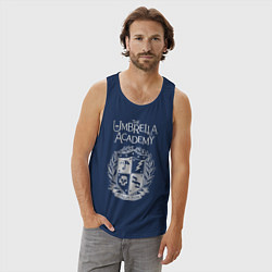 Майка мужская хлопок Академия Амбрелла, цвет: тёмно-синий — фото 2