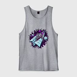 Мужская майка Астронавт на самолетике