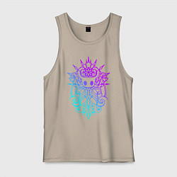 Майка мужская хлопок HOLLOW KNIGHT ХОЛЛОУ НАЙТ, цвет: миндальный