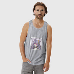 Майка мужская хлопок Кэ Цин, цвет: меланж — фото 2