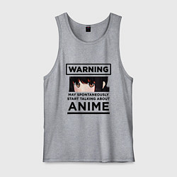 Мужская майка Warning ANIME
