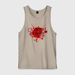 Майка мужская хлопок Cannibal Corpse, цвет: миндальный