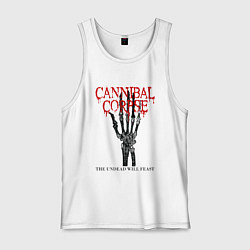 Майка мужская хлопок Cannibal Corpse Труп Каннибала Z, цвет: белый