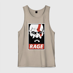 Майка мужская хлопок RAGE GOW, цвет: миндальный