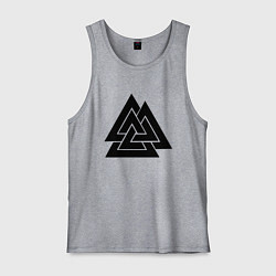 Майка мужская хлопок Валькнут Valknut Z, цвет: меланж