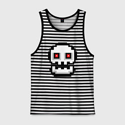 Мужская майка Skull Geometry Dash