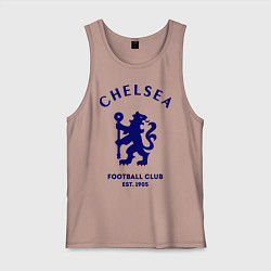 Майка мужская хлопок Chelsea Est. 1905, цвет: пыльно-розовый