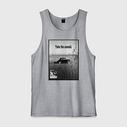 Майка мужская хлопок Дон Вито Корлеоне, цвет: меланж