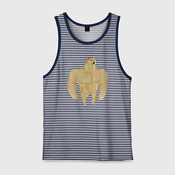 Мужская майка Мем собака качок DOGE