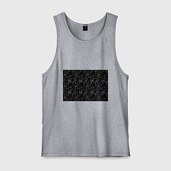 Мужская майка Черно-белый геометрический