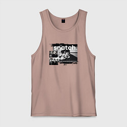 Майка мужская хлопок Большой куш: Ави Деновиц, цвет: пыльно-розовый