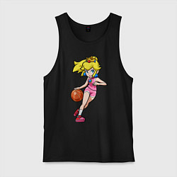 Майка мужская хлопок Peach Basketball, цвет: черный