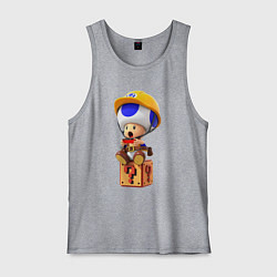 Майка мужская хлопок Toad, цвет: меланж