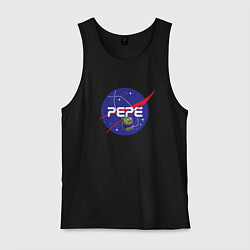 Майка мужская хлопок Pepe Pepe space Nasa, цвет: черный