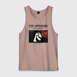 Майка мужская хлопок The Offspring out of control, цвет: пыльно-розовый